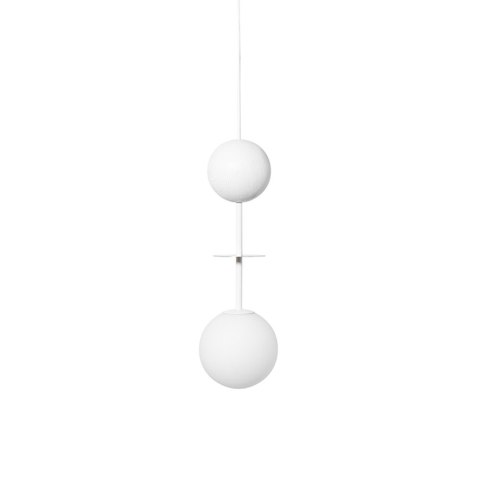 Lampa wisząca OIO A biała do salonu, jadalni  