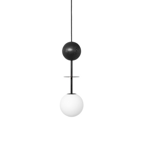 Lampa wisząca OIO A czarna do salonu, jadalni  
