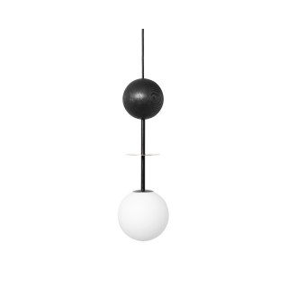 Lampa wisząca OIO A mosiądz szczotkowany do salonu, jadalni  
