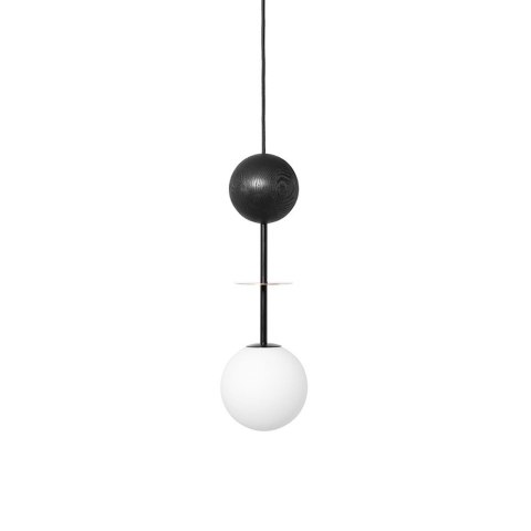 Lampa wisząca OIO A mosiądz szczotkowany do salonu, jadalni  