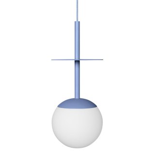 Lampa wisząca PLAAT A niebieska do salonu, jadalni  