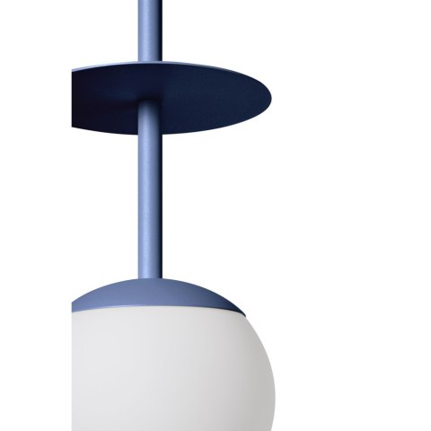 Lampa wisząca PLAAT A niebieska do salonu, jadalni  