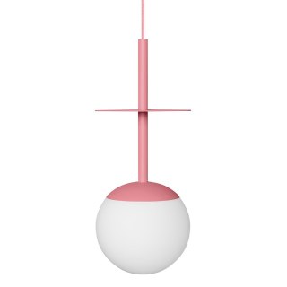 Lampa wisząca PLAAT A różowa do salonu, jadalni  