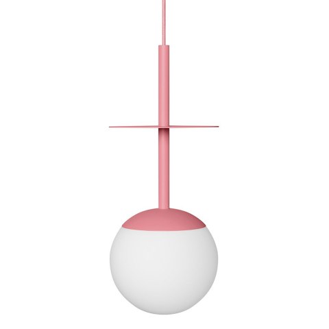 Lampa wisząca PLAAT A różowa do salonu, jadalni  