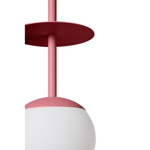 Lampa wisząca PLAAT A różowa do salonu, jadalni  