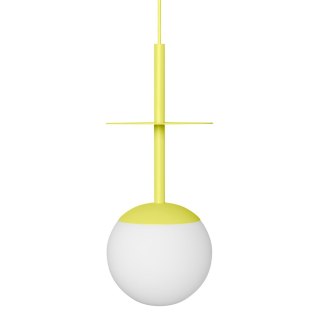 Lampa wisząca PLAAT A żółta do salonu, jadalni  