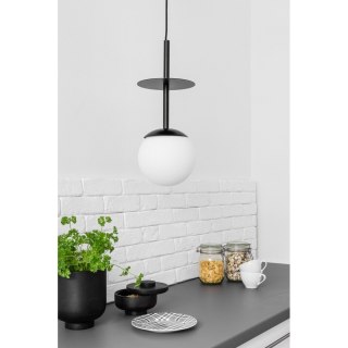Lampa wisząca PLAAT A burgundowa do salonu, jadalni  