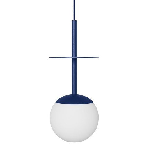 Lampa wisząca PLAAT A granatowa do salonu, jadalni  
