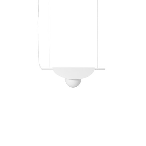 Lampa wisząca SALLO A biała do salonu, jadalni  