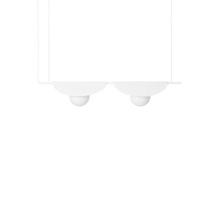 Lampa wisząca SALLO B biała do salonu, jadalni  