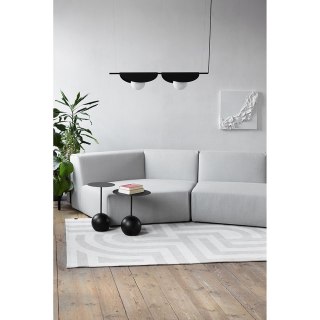 Lampa wisząca SALLO B czarna do salonu, jadalni  
