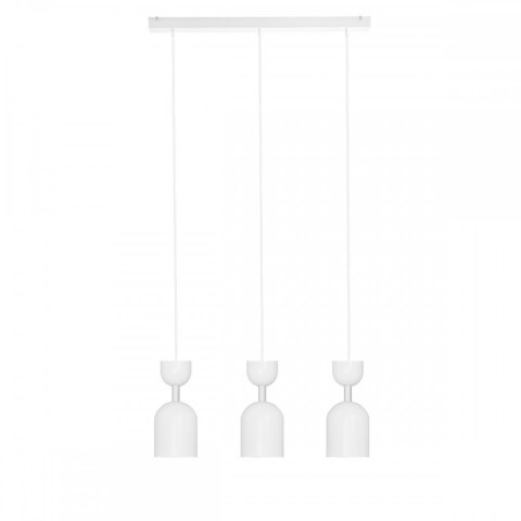 Lampa wisząca SUPURU 3L biała potrójna do salonu, jadalni  