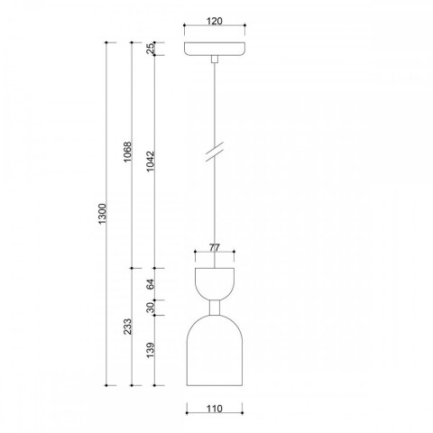 Lampa wisząca SUPURU różowa do salonu, jadalni  