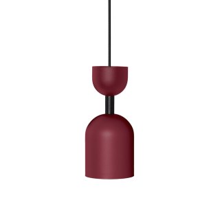 Lampa wisząca SUPURU burgundowa do salonu, jadalni  