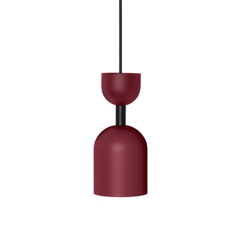 Lampa wisząca SUPURU burgundowa do salonu, jadalni  