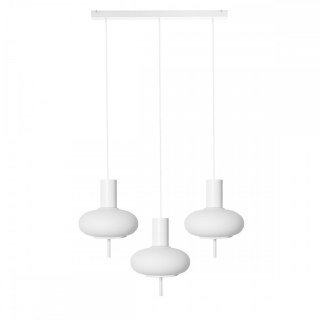 Lampa wisząca TORNI A 3L biała potrójna do salonu, jadalni  