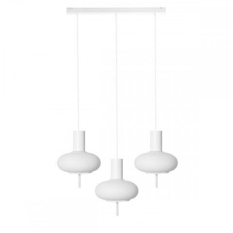 Lampa wisząca TORNI A 3L biała potrójna do salonu, jadalni  
