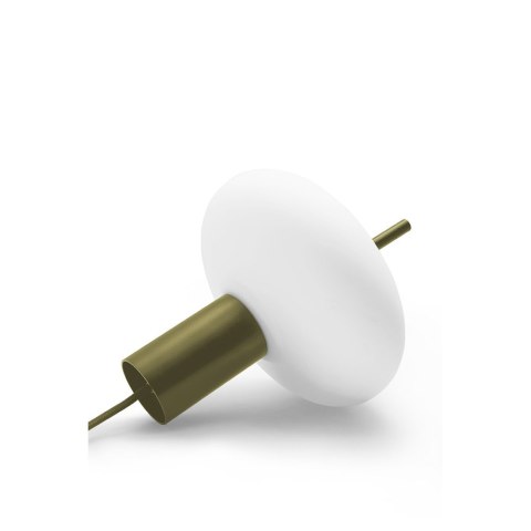 Lampa wisząca TORNI A oliwkowa do salonu, jadalni  