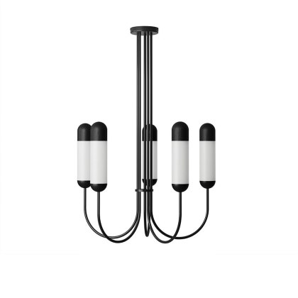 Lampa wisząca FUNSUI B - rozmiar S, czarna