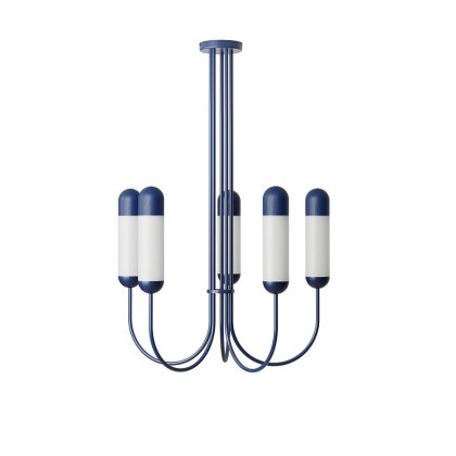 Lampa wisząca FUNSUI B - rozmiar S, granatowa