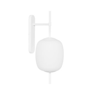 Lampa ścienna EPLI MINI W biała do salonu, korytarza lub sypialni