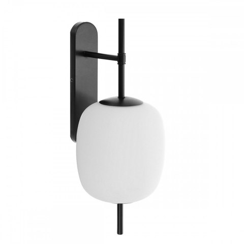 Lampa ścienna EPLI MINI W czarna do łazienki, korytarza lub eleganckiej strefy przy lustrze