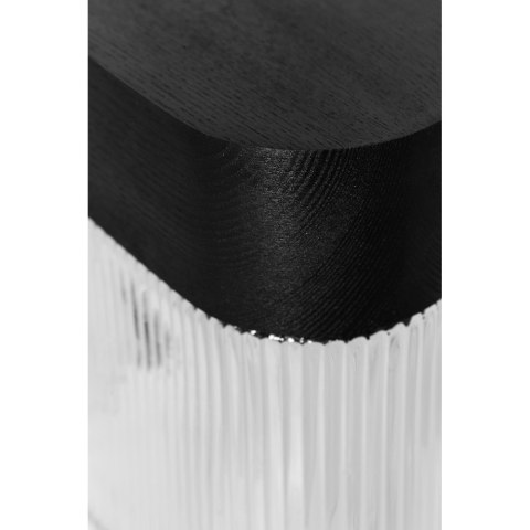 Lampa ścienna FLUMINA W A czarna do salonu, korytarza lub sypialni