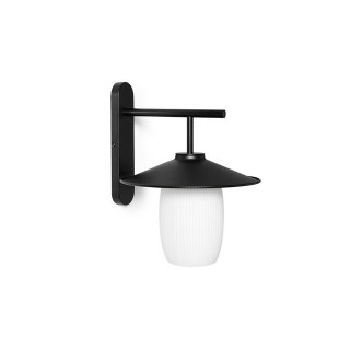 Lampa ścienna JINGU B czarna do salonu, korytarza lub sypialni