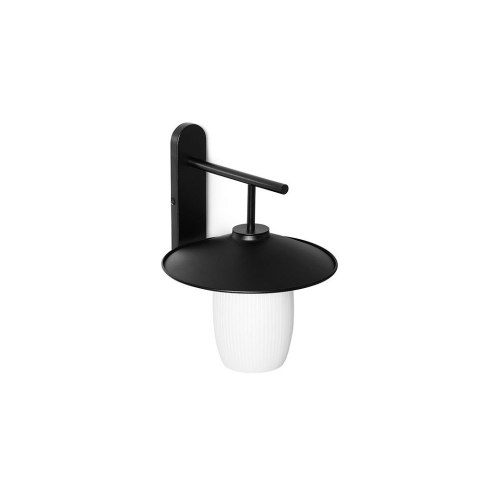 Lampa ścienna JINGU B czarna do salonu, korytarza lub sypialni