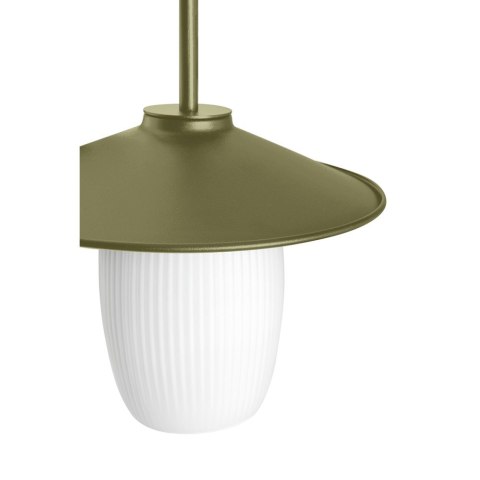 Lampa ścienna JINGU B oliwkowa do salonu, korytarza lub sypialni