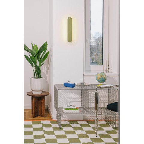 Lampa ścienna RIFLO W A biała do salonu, korytarza lub sypialni