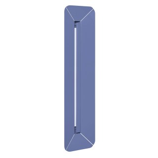 Lampa ścienna YOTTSU W B niebieska potrójna do salonu, korytarza lub sypialni