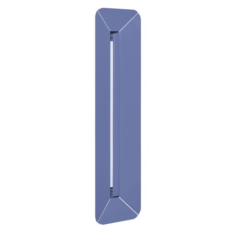 Lampa ścienna YOTTSU W B niebieska potrójna do salonu, korytarza lub sypialni