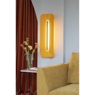 Lampa ścienna YOTTSU W B melonowa potrójna do salonu, korytarza lub sypialni