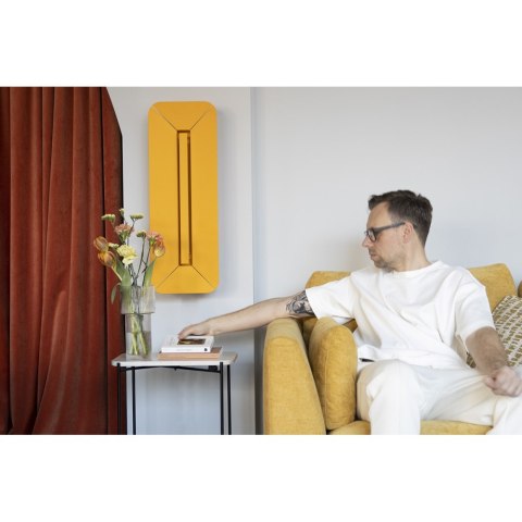 Lampa ścienna YOTTSU W B melonowa potrójna do salonu, korytarza lub sypialni