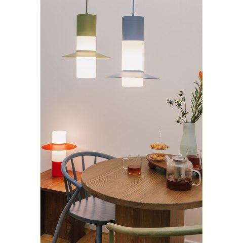 Lampa stołowa CAPONIO ST biała do salonu, gabinetu lub sypialni