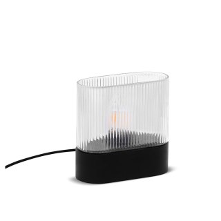 Lampa stołowa FLUMINA ST czarna do salonu, gabinetu lub sypialni