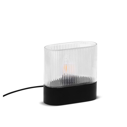 Lampa stołowa FLUMINA ST czarna do salonu, gabinetu lub sypialni