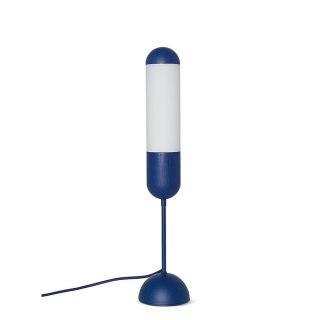 Lampa stołowa FUNSUI ST granatowa do salonu, gabinetu lub sypialni