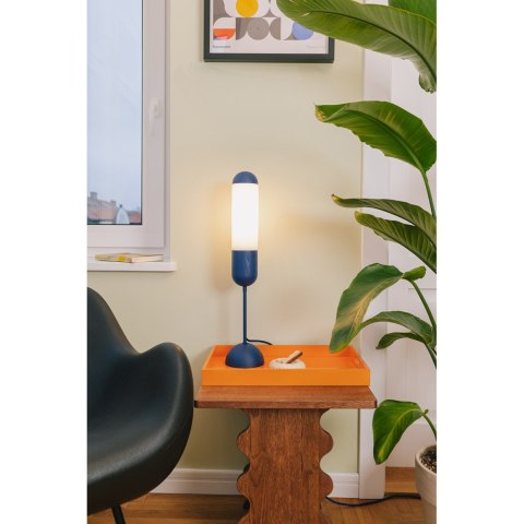 Lampa stołowa FUNSUI ST granatowa do salonu, gabinetu lub sypialni