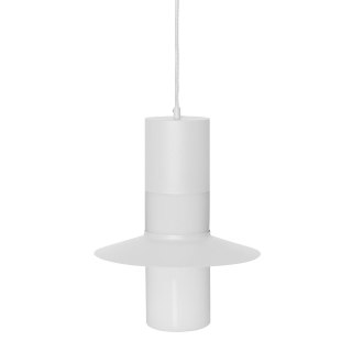 Lampa wisząca CAPONIO A biała do salonu, jadalni  