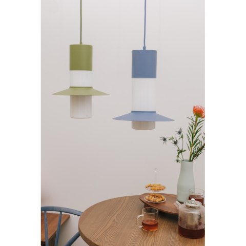 Lampa wisząca CAPONIO A biała do salonu, jadalni  