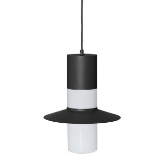 Lampa wisząca CAPONIO A czarna do salonu, jadalni  