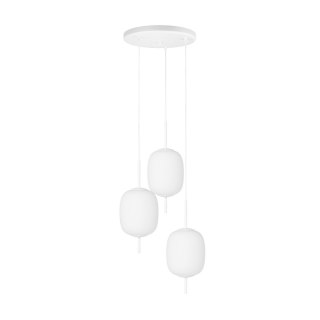 Lampa wisząca EPLI MINI 3P biała potrójna do salonu, jadalni  