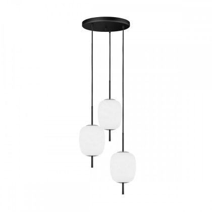 Lampa wisząca EPLI MINI 3P - czarna 3-punktowa