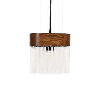 Lampa wisząca FLUMINA A orzechowa do salonu, jadalni