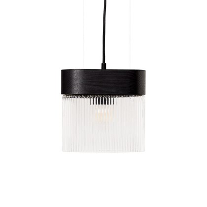 Lampa wisząca FLUMINA A czarna do salonu, jadalni  
