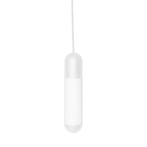 Lampa wisząca FUNSUI A biała do salonu, jadalni  