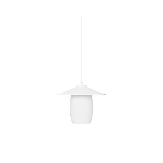 Lampa wisząca JINGU A biała do salonu, jadalni  