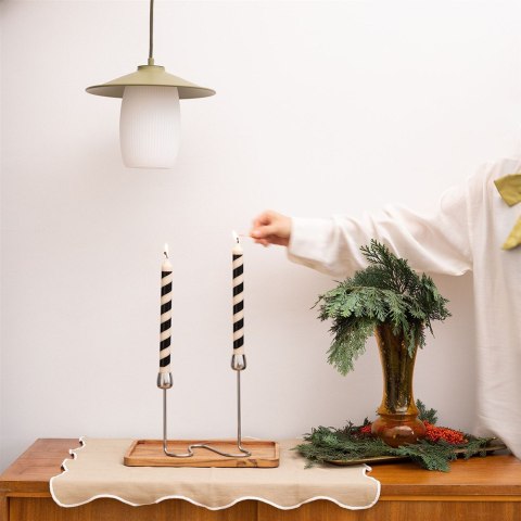 Lampa wisząca JINGU A czarna do salonu, jadalni  